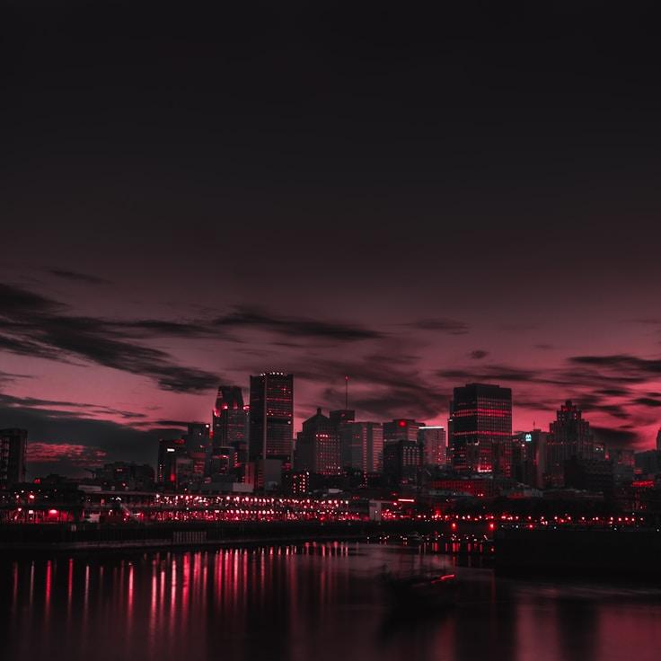 Sunset outdoors in Switzerland