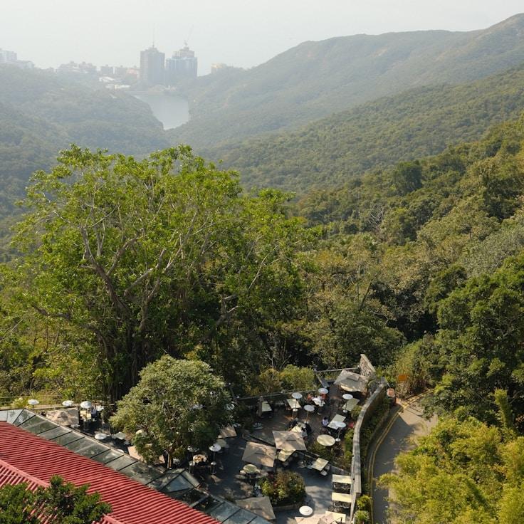 Entertainment zone at night in Switzerland